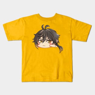 chibi zhongli genshin fanart Kids T-Shirt